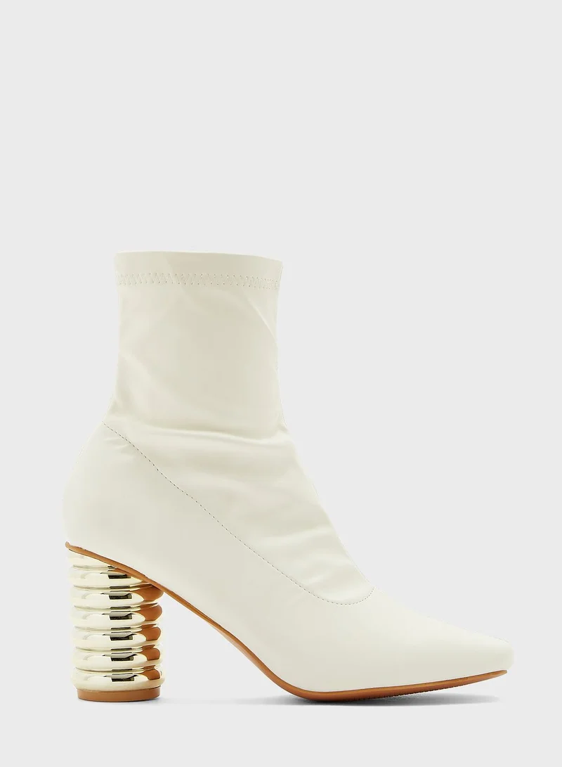 ELLA Feature Heel Sock Boot
