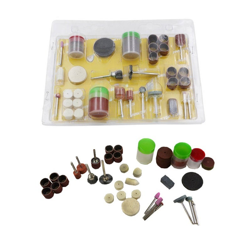 Resin Grinder 3.2mm Shank 105pcs High Quality Grinding Polishing Tool Set - Multifunctional Grinding Accessories for DIY Art Projects Workshop Crafting Supplies - Image 1