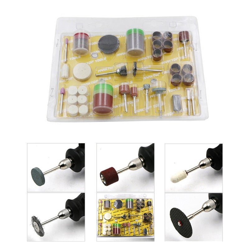 Resin Grinder 3.2mm Shank 105pcs High Quality Grinding Polishing Tool Set - Multifunctional Grinding Accessories for DIY Art Projects Workshop Crafting Supplies - Image 2