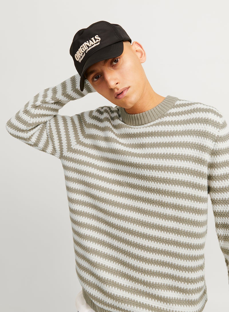 JACK & JONES Striped Crew Neck Sweater  - Image 3