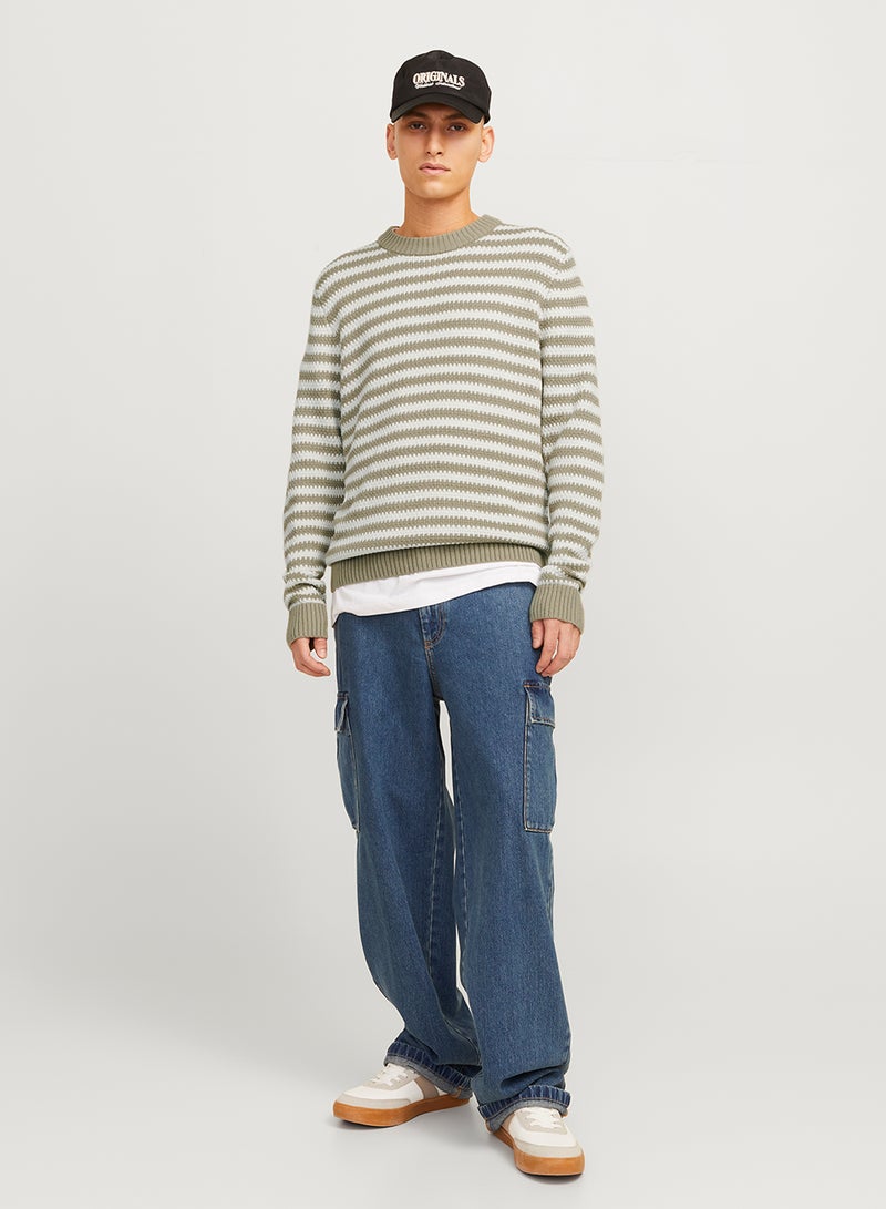 JACK & JONES Striped Crew Neck Sweater  - Image 4