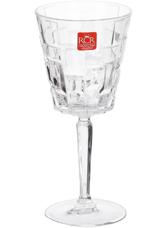 Rcr Etna Crystal Goblet Set Of 6 Pieces 280Ml - Transparent - Image 2