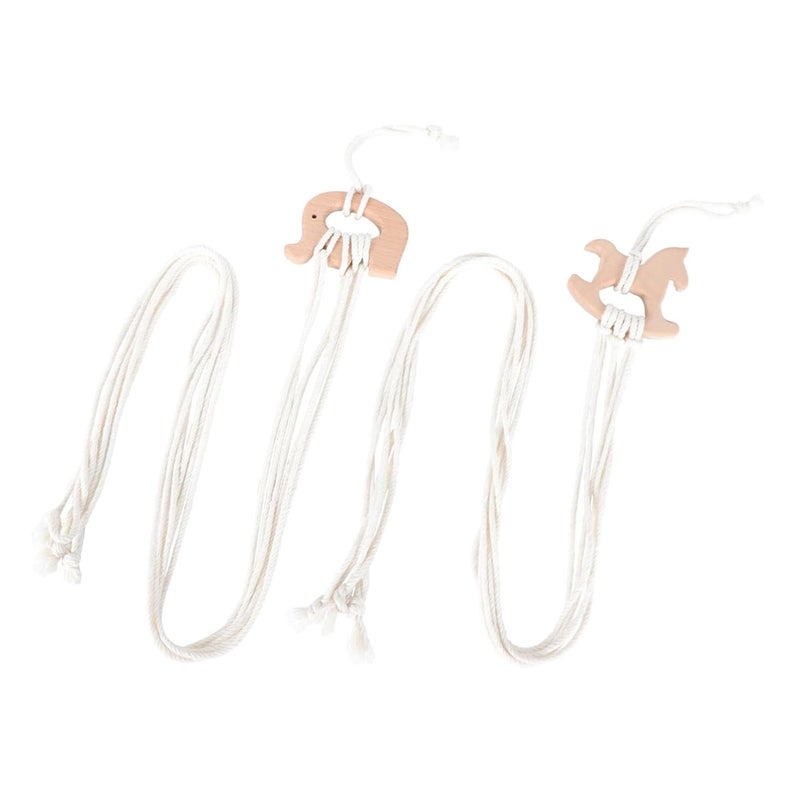Bohemian Style Rope Hair Clip Hanger Storage For Girls Boys Hair Clips Bows - Image 1
