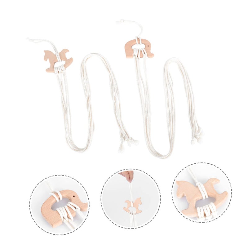 Bohemian Style Rope Hair Clip Hanger Storage For Girls Boys Hair Clips Bows - Image 5