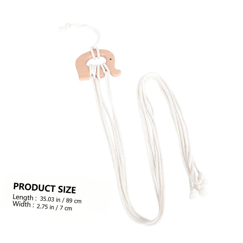 Bohemian Style Rope Hair Clip Hanger Storage For Girls Boys Hair Clips Bows - Image 3