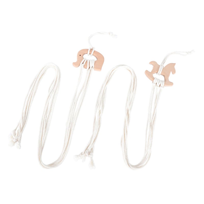 Bohemian Style Rope Hair Clip Hanger Storage For Girls Boys Hair Clips Bows - Image 2