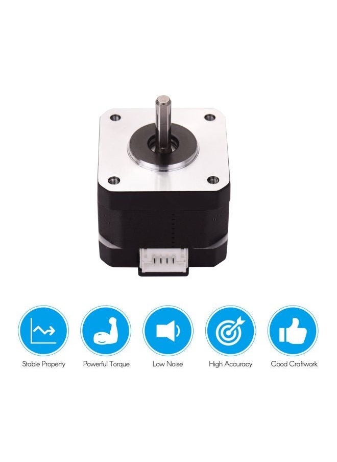 NIBEMINENT 42-34 Stepper 2 Phase Motor Black/Silver  - Image 5