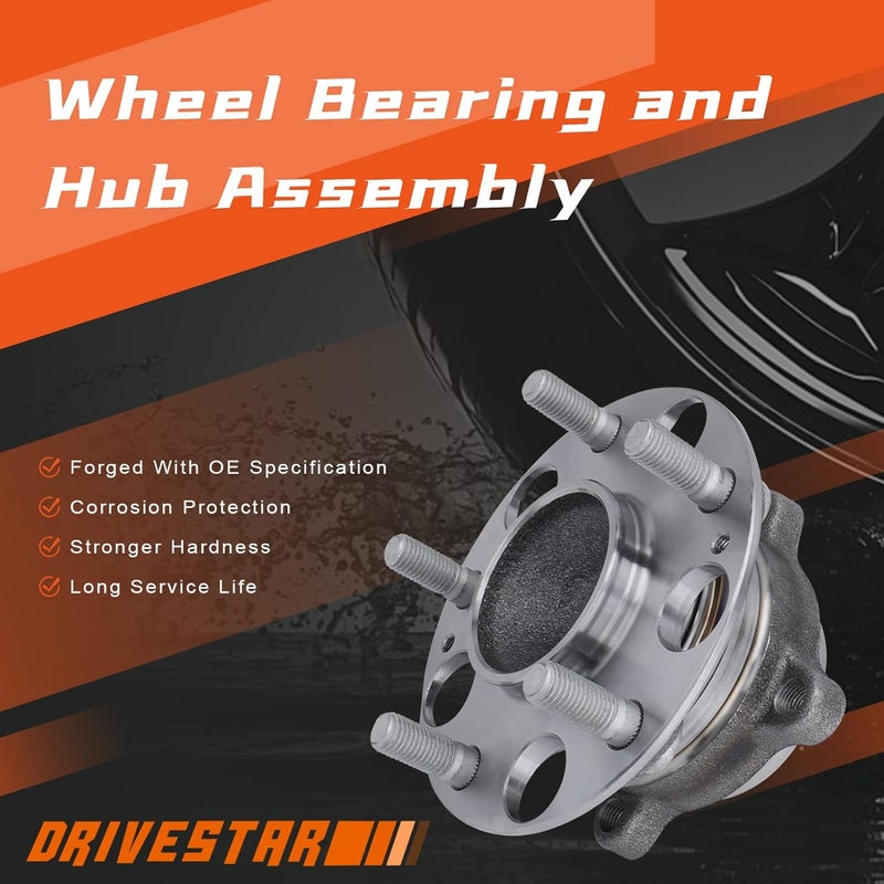 DRIVESTAR 512353 Rear Wheel Hub & Bearing Assembly for Honda Accord & Acura TSX (2 PCS) - Image 5
