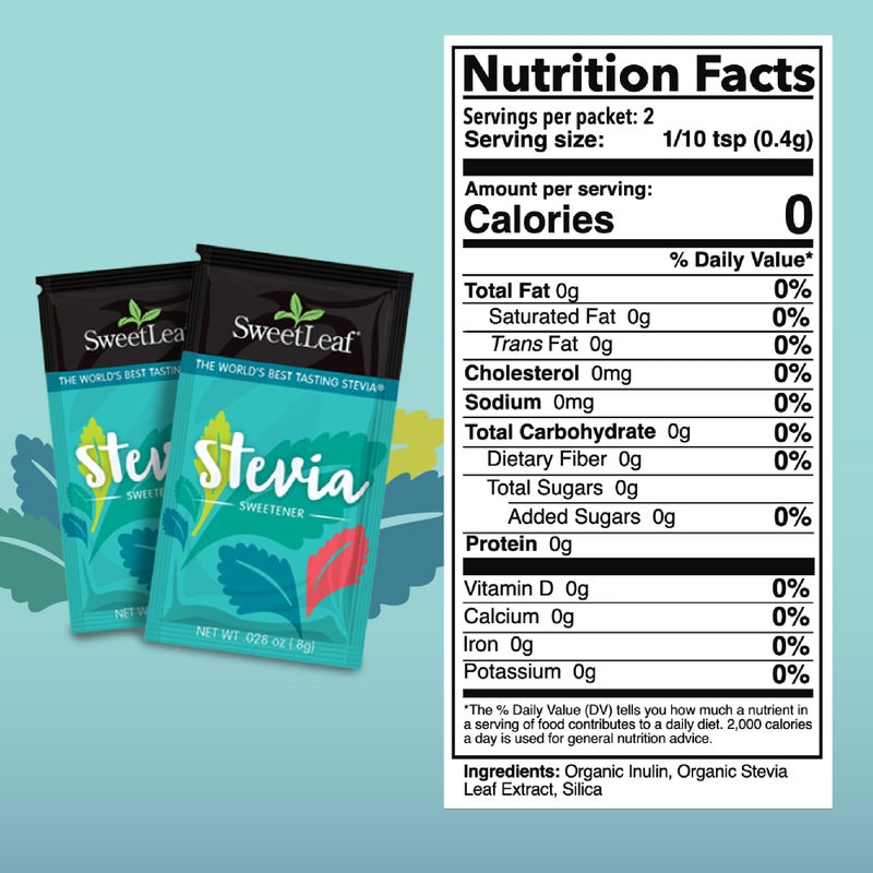 SweetLeaf Stevia Packets 70 Count - Image 2