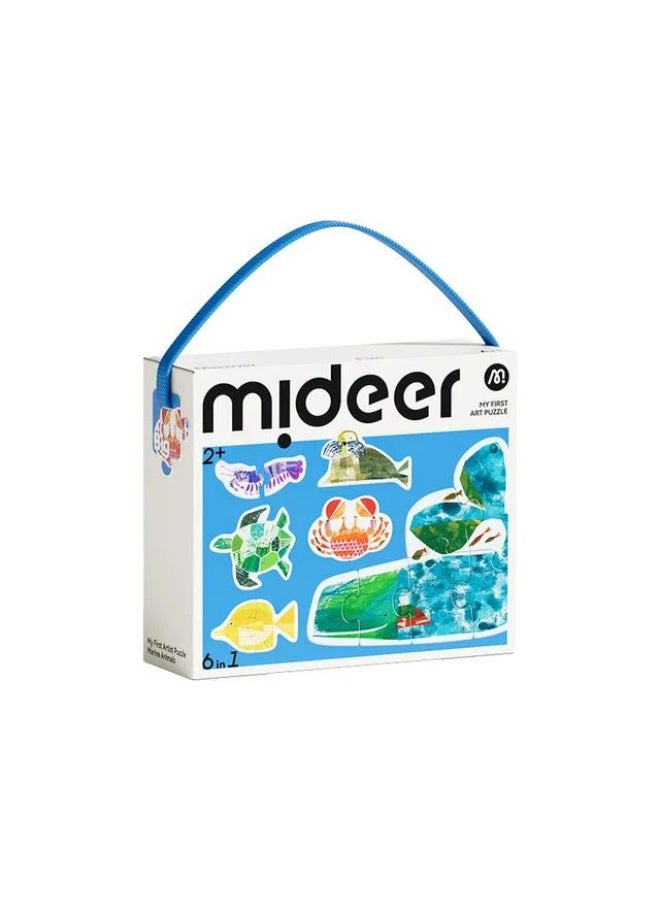 MiDeer My First Artist Puzzle - Marine Life - 22pcs Educational Toddler Puzzle Set | Large Pieces for Fine Motor Skills & Cognitive Development | Safe & Durable Materials - Image 1