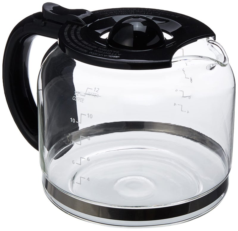 Capresso Glass Carafe 12 Cup Black