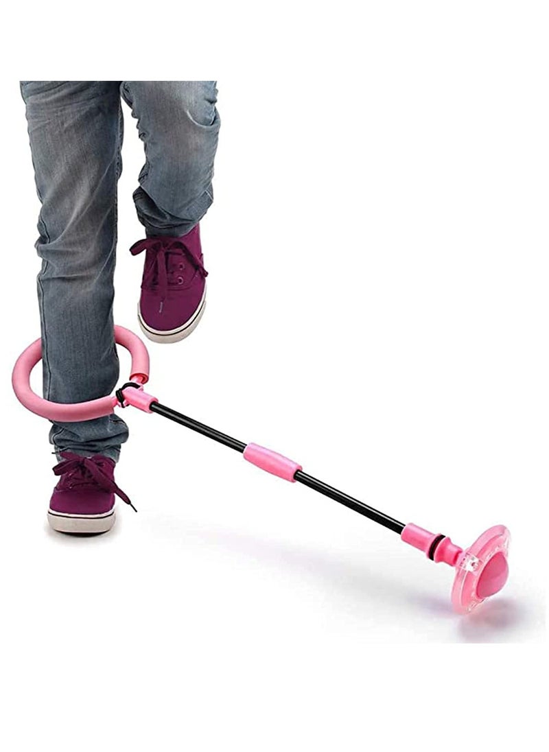 KASTWAVE Kids Foldable PVC & PP Materials Ankle Skip Ball Flash Jump Colorful Sports Swing Ball, Fitness Jump Rope Fat Burning Game for Adults and Children  - Image 1