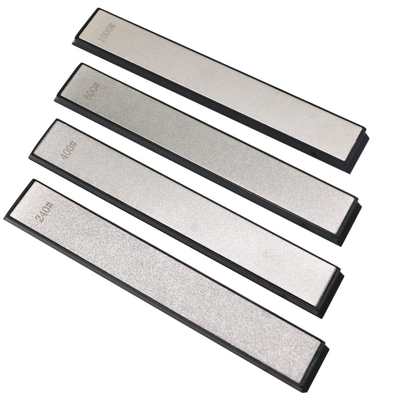 Huanlemai 8Pcs Knife Sharpening Stones for RUIXIN Pro RX-008 Knife Sharpener Fixed-angle kit, Professional Whetstone Set Grindstone Polishing Stone without Base 80/240/400/800/1000/3000/6000/10000 Grit  - Image 1