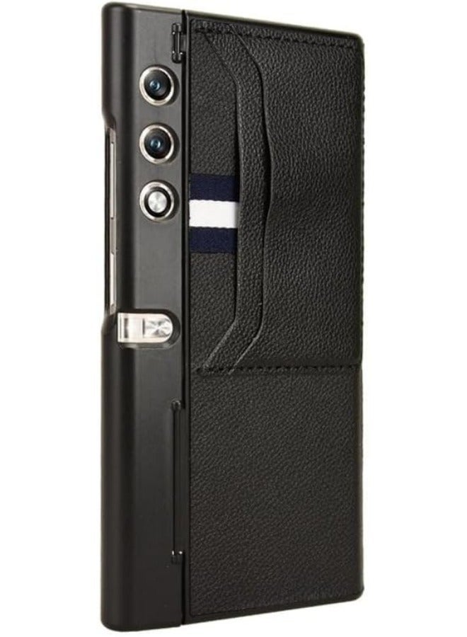 General Compatible with Honor V Purse Case, Premium PU Leather Ultra Slim Shockproof Back Bumper Phone Case Cover with Card Slot Holder for Honor V Purse Phone Case  - Image 4