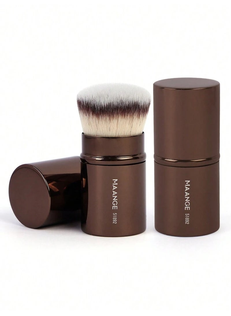 مانجي فرشاة مكياج كابوكي احترافية ناعمة لمكياج انيق مناسبة للسفر - Image 1