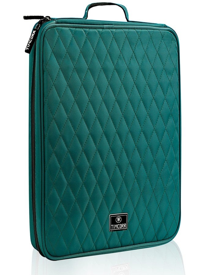 TIMCORR CD Case DVD Holder Storage: 160 Capacity DVD Cases Organizer Portable Wallet Storage - CD Plastic Protective Carrying Binder for Home Travel (Green) - Image 1