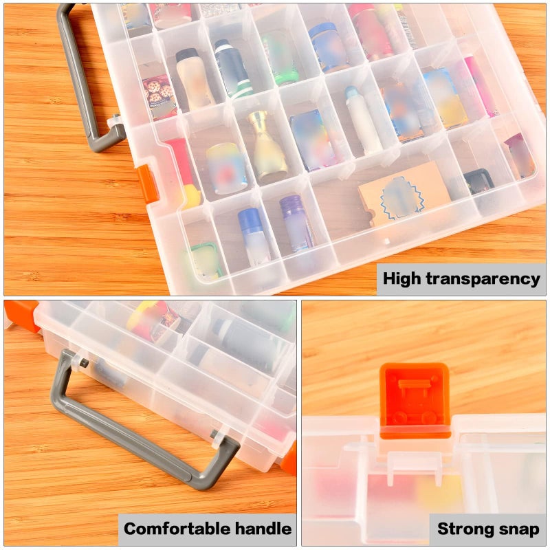 FULLCASE Collector Case Compatible with Mini Brands 5 Surprise Series 1 2 3 4 Mystery Capsule Real Miniature Collectible Toy Shopkins Littles Mart Toys Storage Organizer Container(Box Only) - Image 4