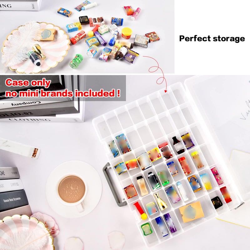 FULLCASE Collector Case Compatible with Mini Brands 5 Surprise Series 1 2 3 4 Mystery Capsule Real Miniature Collectible Toy Shopkins Littles Mart Toys Storage Organizer Container(Box Only) - Image 5