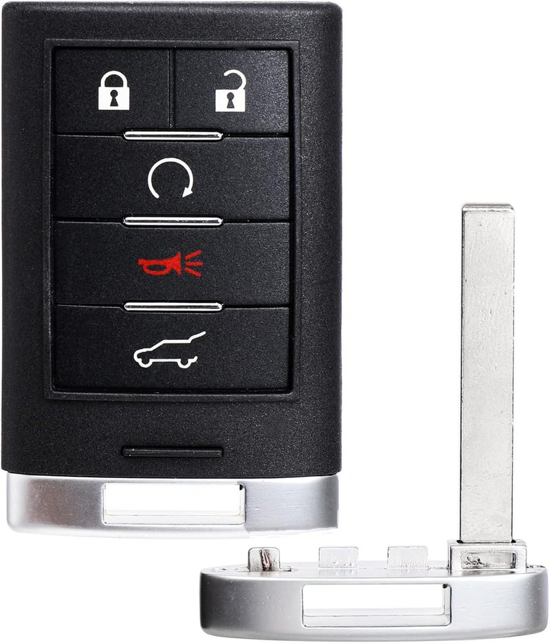 NPAUTO Key Fob Remote Replacement for Cadillac SRX ATS ELR XTS 2010-2015 - Keyless Entry Remote Control Start Car Key Fob (NBG009768T, 5-Buttons, 315 MHz) - Image 1