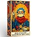 sishui Tarot Deck Unique 80 Flame Tarot Cards with Guidebook Summer Blaze Tarot for Beginners and Experienced Readers 400 GSM GoldGilded Premium Deck Divination and Spiritual Growth Tool - Image 2