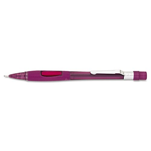 Pentel PD349TB Quicker Clicker Mechanical Pencil, 0.9 mm, Transparent Burgundy Barrel - Image 3