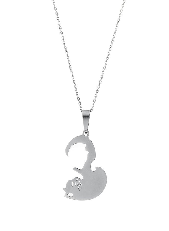 HANRESHE Cat Matching Necklaces Couples Friendship Pendant Heart Yin Yang Friendship Necklace For 2 - Image 2