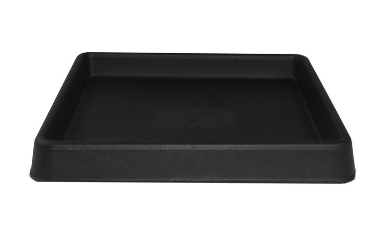 Tusco Products Square Saucer Planter Tray, 11-Inch, Black - Image 4