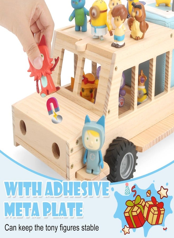 Taladad Shelf for Tonie Figures Characters Storage with 35Pcs Adhesive Metal Plate for Toniebox 2 and Tonie Box 1 - Image 2