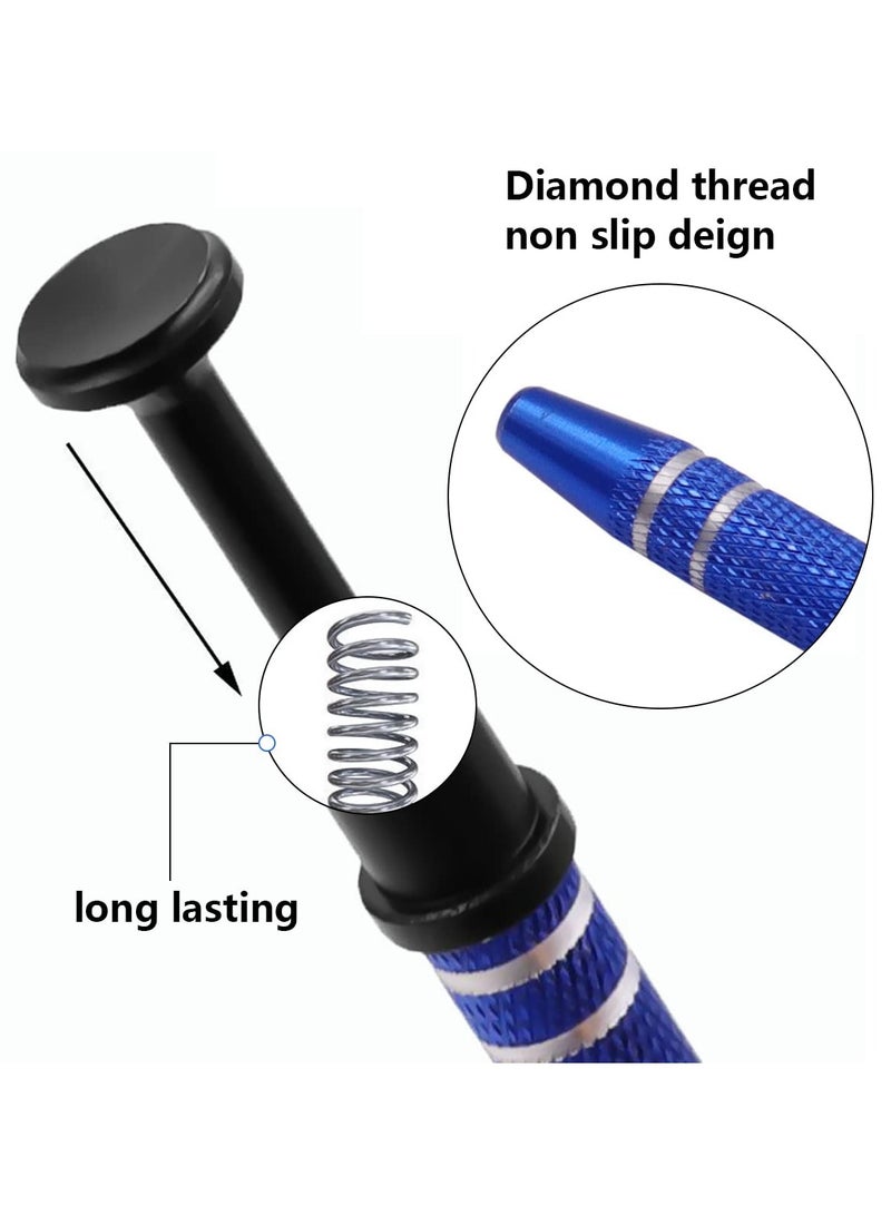3 Pieces Professional Metal Jewelry Tweezers - Durable 4-Claw Electronic Component Catcher for Welding & Jewelry Making - Image 2