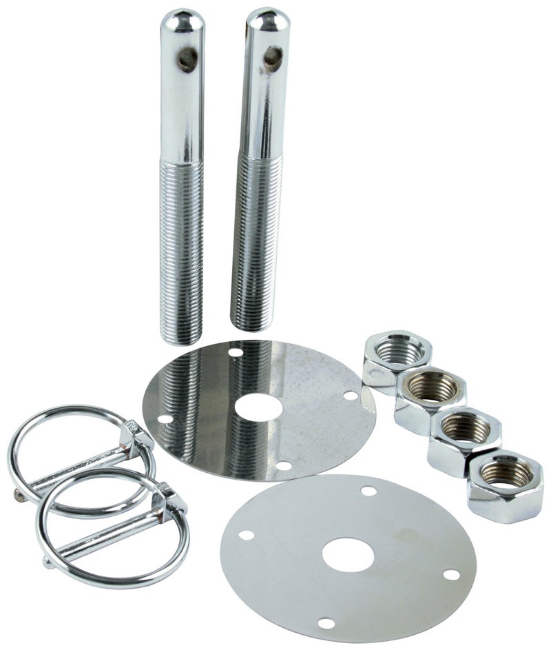 Allstar Performance ALL18512 Steel Hood Pin Kit with 316 FlipOver Clip