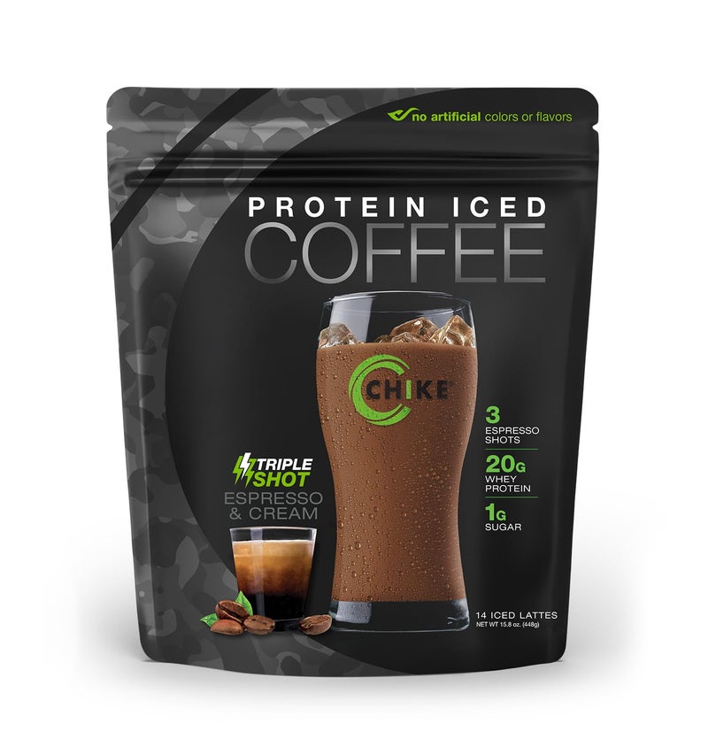 CHIKE Triple Shot Espresso Cream Protein Iced Coffee 20 G Protein 3 Shots Espresso 1 G Sugar Keto Friendly and Gluten Free 14 Servings 158 Ounce
