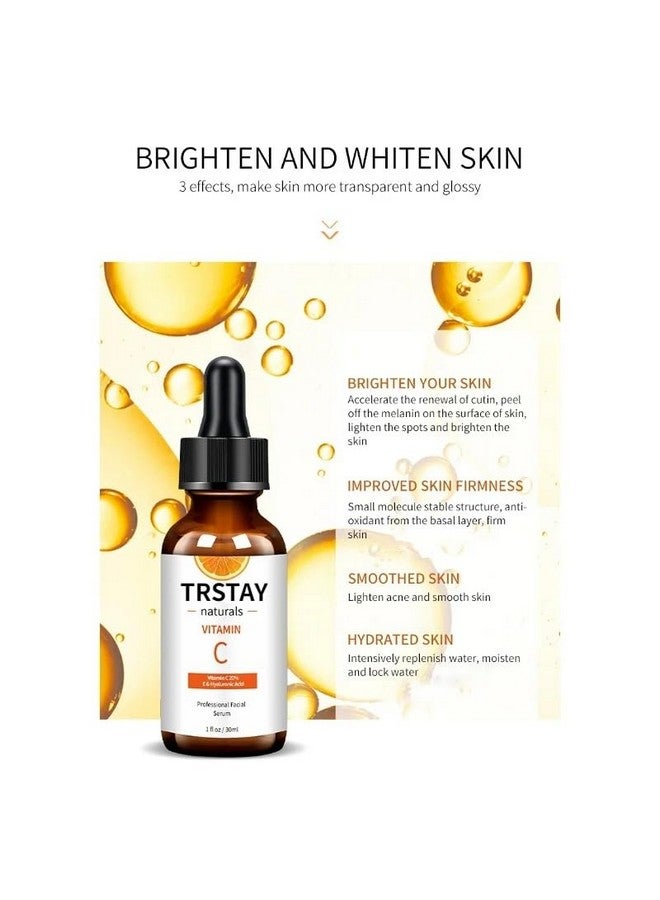 ZeroLuxury Vitamin C Face Serum - Anti-Aging, Brightening Serum, Dark Spot Corrector - Natural & Organic Serum For Men & Women -30ML - Image 3