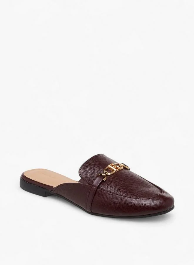 Flora Bella By Shoexpress Women's Metal Accent Mules