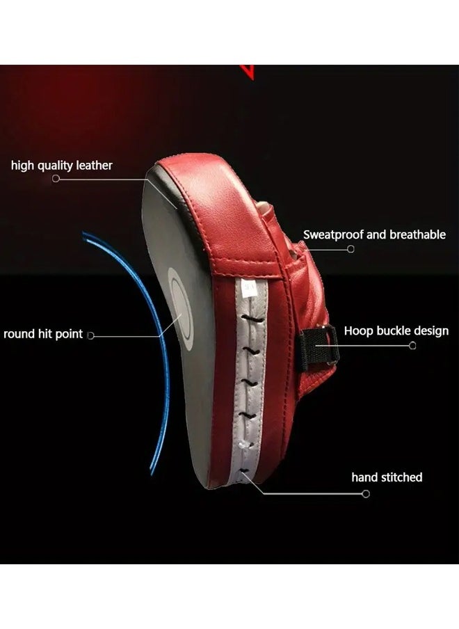 Arc Shaped Kick Pad for Martial Arts, Trainer Focus Pads for Muay Thai, Kickboxing, Karate, Taekwondo and Boxing Training