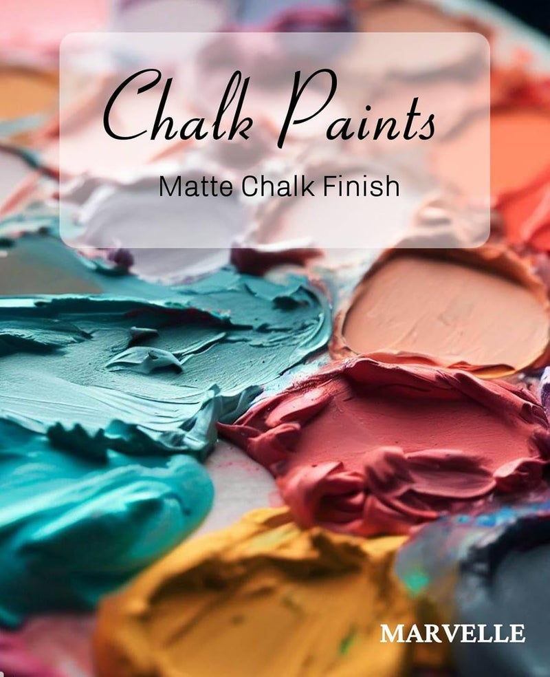 GREENARTZ MARVELLE 100ml Arcylic Chalk Paint (Scarlet Red) for for glass decor artwork lippan art wood furniture walls canvas paintings|matte finish| Non toxic - Image 4
