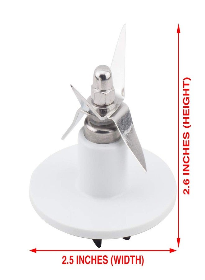 Felji SPB-456-2 Blender Cutting with 1 Rubber Sealing Gasket, Replacement for Cuisinart Blenders Models BFP703 BFP-703 BFP703B BFP-703CH SPB7 SPB-7BK CB8 CB9 BFP-703 - Image 4