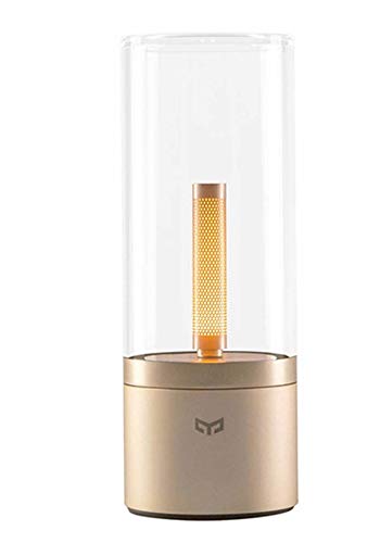YEELIGHT Candela, Rechargable Smart LED Ambiance Romantic Candle Light, Bluetooth App Control Rotate Control,1800K Yellow Light Diammable, Night Light Bedside Lamp - Image 1