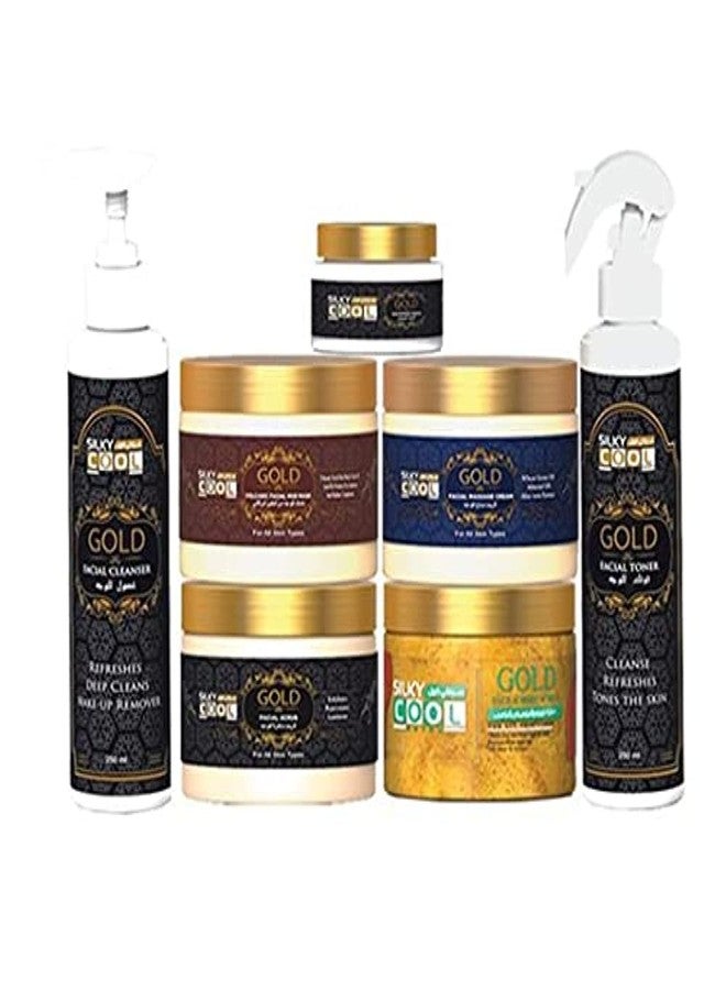 Silky Cool Luxuries Golden Facial Kit - Image 1