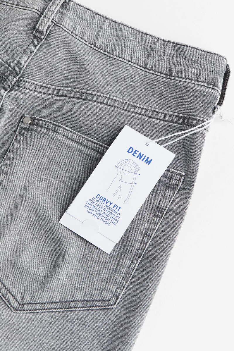 اتش اند ام جغينغز بقصة تلائم الجسم مع خصر مرتفع جداً وطول للكاحل