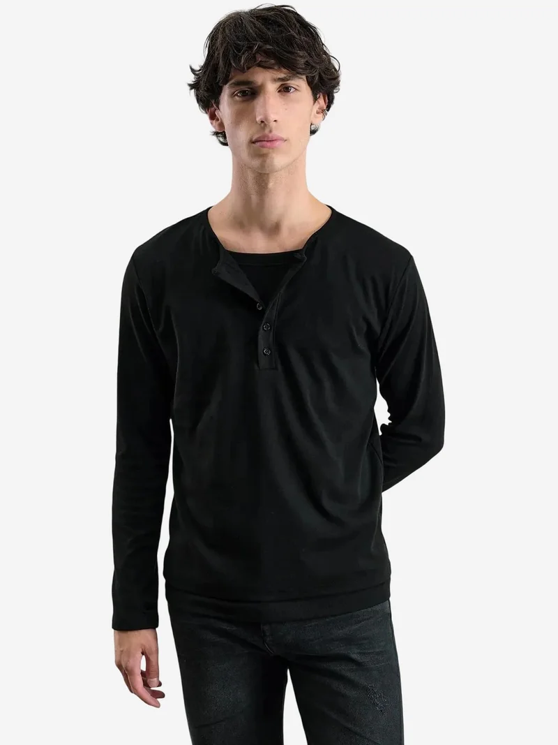 جيستو GIESTO Long Sleeve T-Shirt with Thumb Holes