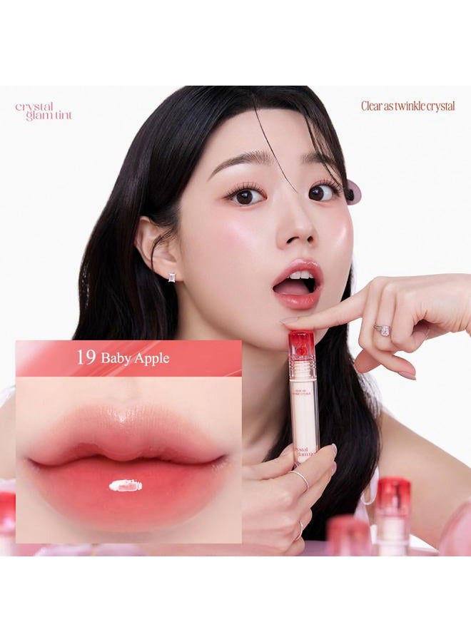 CLIO PROFESSIONAL كلو لا شعور لزج تينت لامع مكثف كريستال غلام تينت (19 بيبي أبل) سلسلة التفاح - Image 4