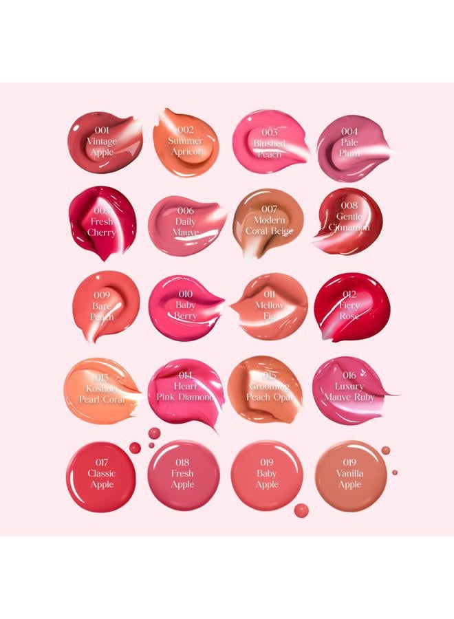 CLIO PROFESSIONAL كلو لا شعور لزج تينت لامع مكثف كريستال غلام تينت (19 بيبي أبل) سلسلة التفاح - Image 5