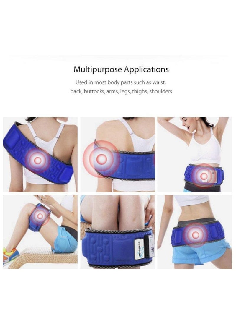 Generic - Slimming Belt Weight Loss Machine for Women Adjustable Vibration Massage Belly Fat Burner Improve Blood Circulation and Promote Digestion - Image 1