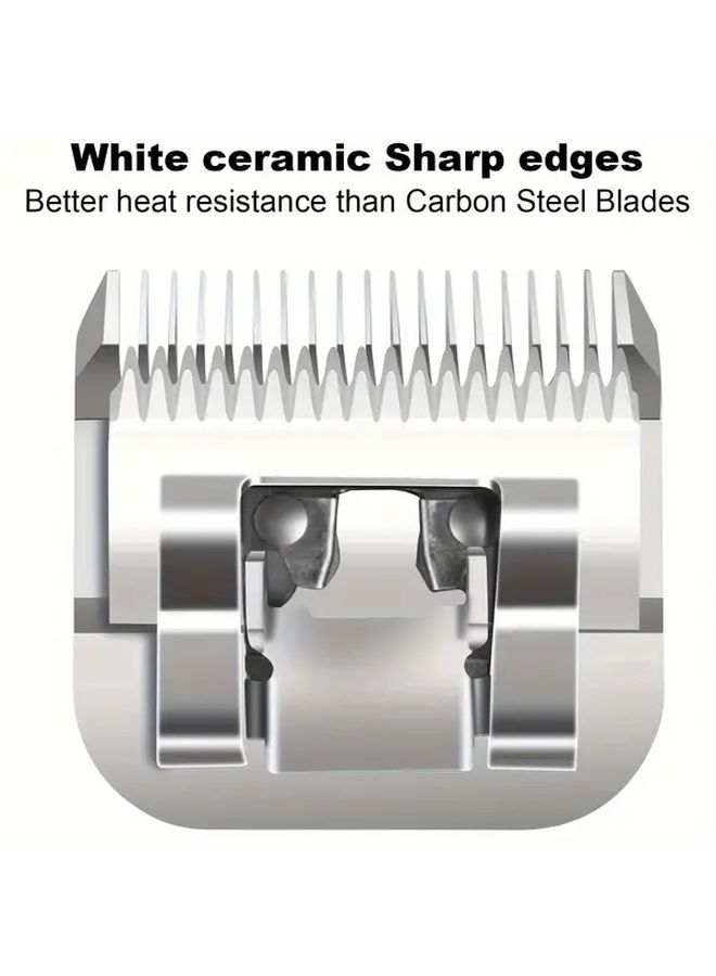 1 Pack Detachable Pet Grooming Steel Blade 1 4 Inch 6 3mm Cut Length - Image 3