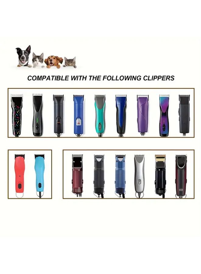 1 Pack Detachable Pet Grooming Steel Blade 1 4 Inch 6 3mm Cut Length - Image 4