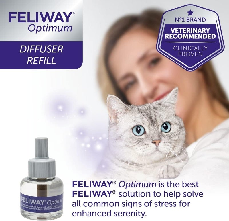 Feliway Optimum Refill,Purple, 3 Pack Temp fluctuation resistant crafted quality - Image 3