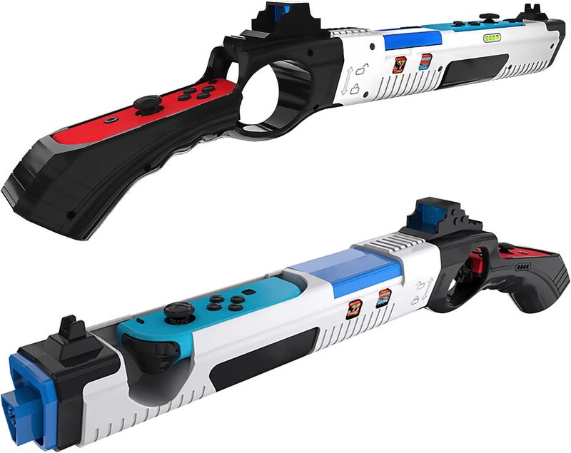 Sehawei Game Gun for Switch/OLED,Switch Game Grip Compatible with Splatoon 2/Splatoon 3,Replacement Joy with Gun Controller - Image 1