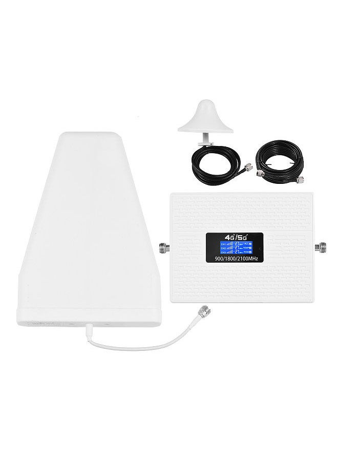 Generic - Signal Booster Kit Phone Signal Amplifier Cell Phone Signal Booster Mobile Signal Repeater Tri Band Signal Booster Repeater - Image 1