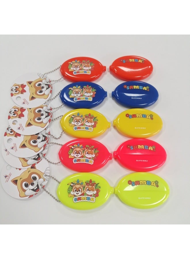 2024 PVC Coin Purse Cute Girl's Small Purse Japanese Style Small Bag Coin Holder Storage Bag Custom Pattern-Color:White-Dimensions:8*5*1.2 - Image 3