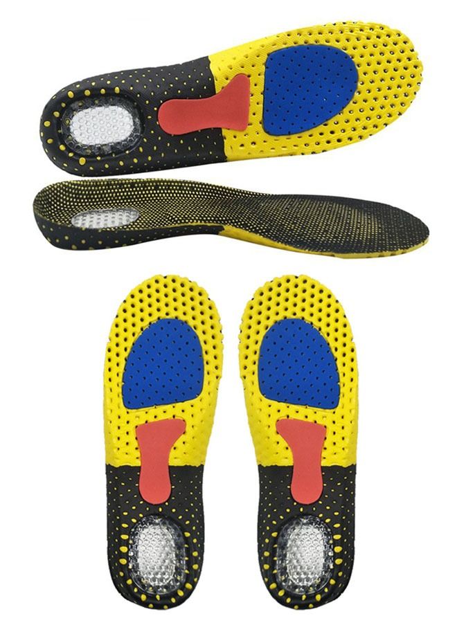ZCM-HAPPY 2 Pairs of Orthopedic Arch Support Insole Multi-Functional Shock Absorption Sweat Absorption Breathable Suitable for Leisure Sports - Image 1